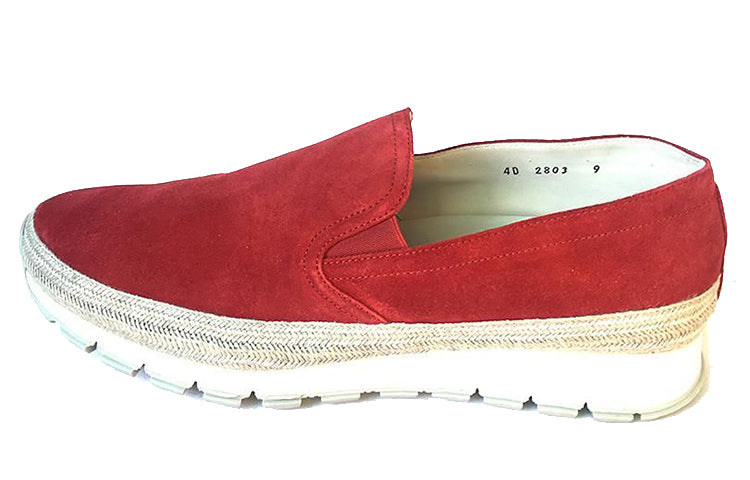 PRADA Men's Casual Shoes Men Low-Top Red