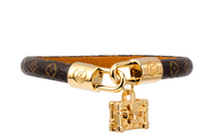 LOUIS VUITTON Petite Malle Charm Bracelet