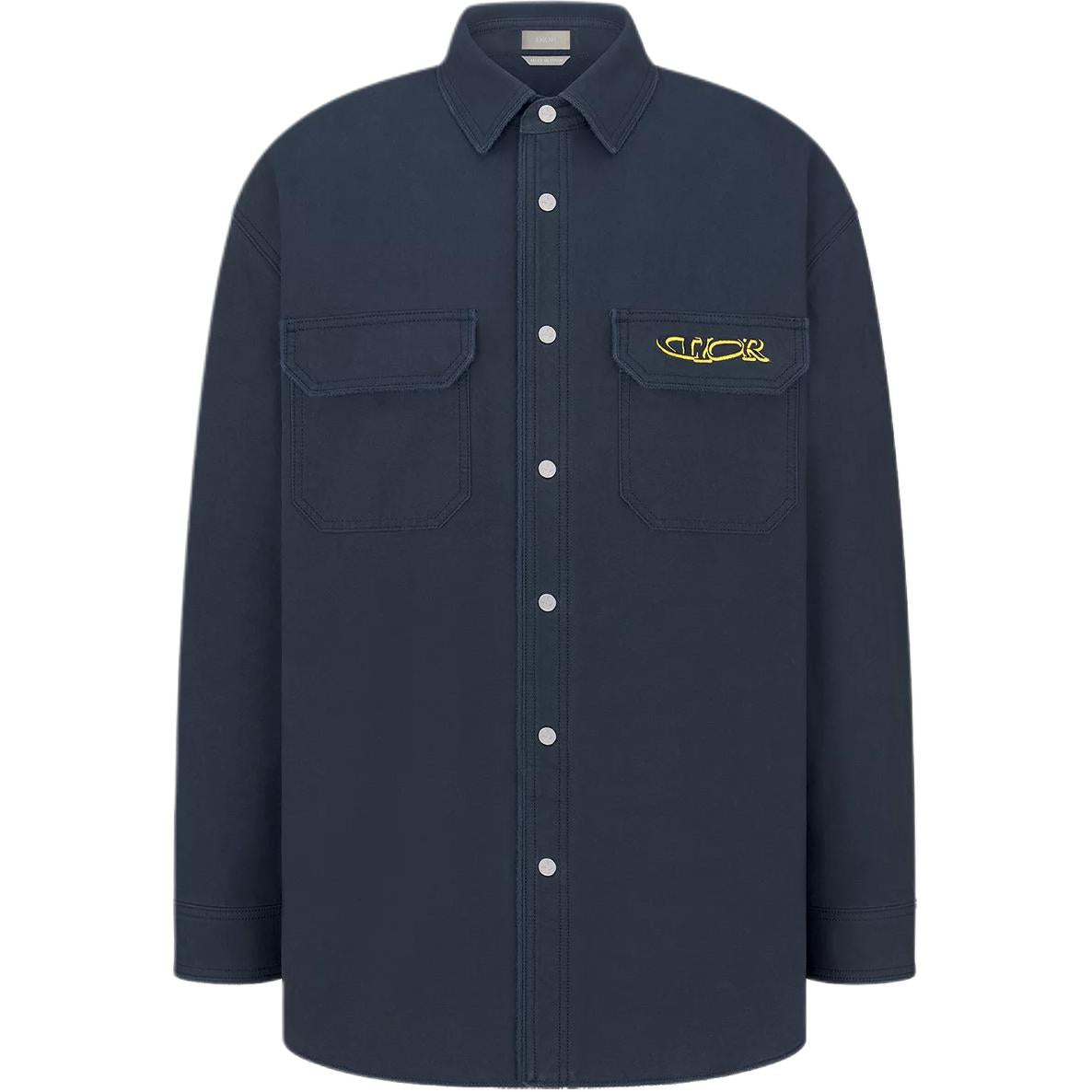 DIOR FW24 Shirt Men's Marine Blue