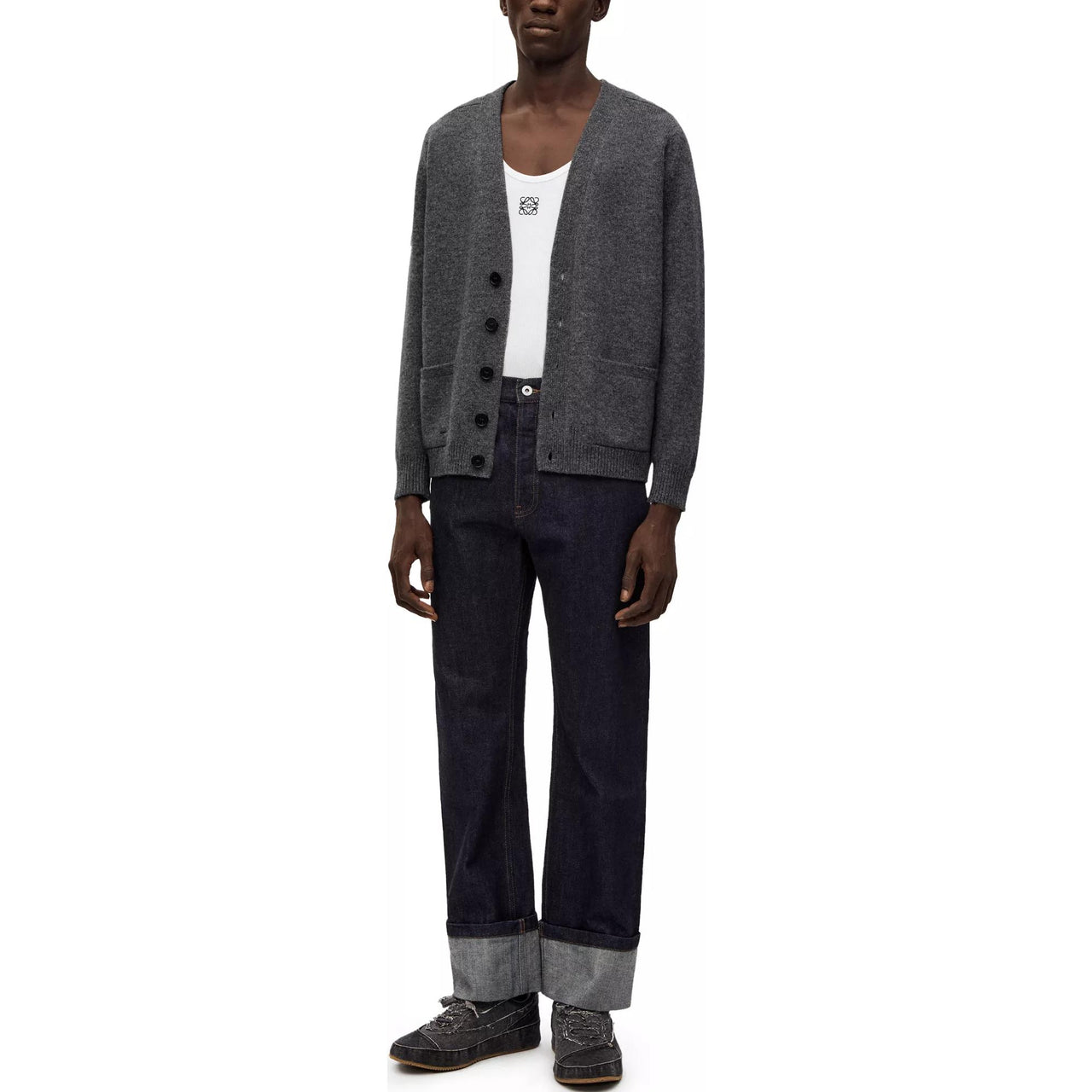 LOEWE SS23 Sweaters Men Gray