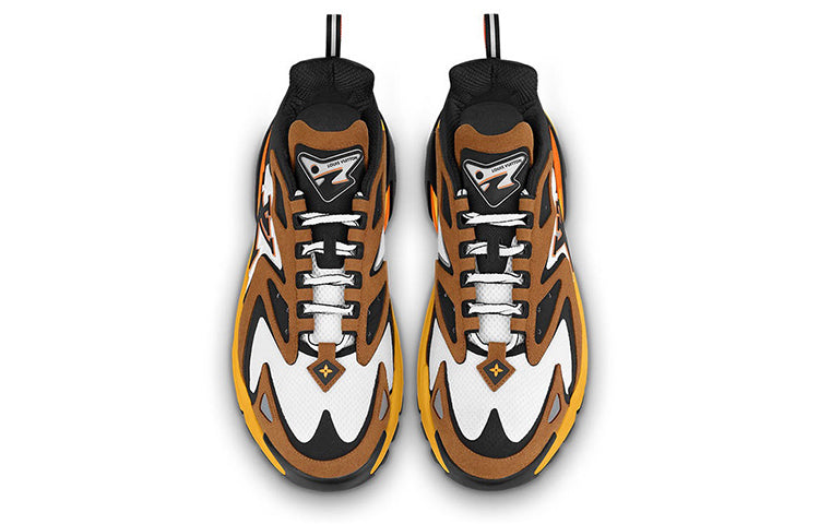 LOUIS VUITTON Runner Tatic Sneakers 'Orange White Brown'
