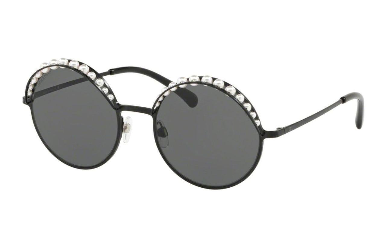 CHANEL Sunglasses Women's Black