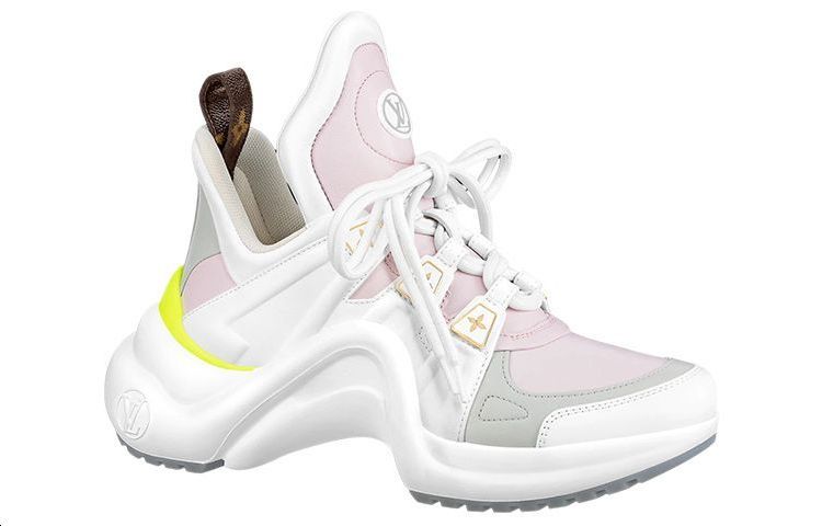 LOUIS VUITTON Archlight 1.0 Sneakers 'White Pink Grey' Women's
