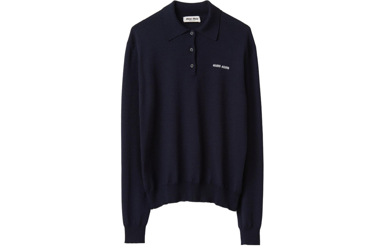 MIU MIU SS24 Sweater Women's Blue
