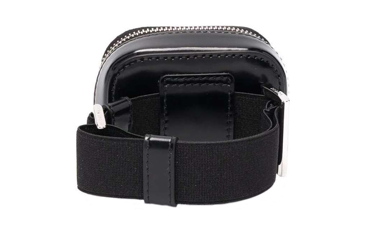 PRADA Calfskin Wallet Unisex Black