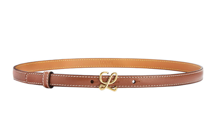 LOEWE Leather Belts Women's Tan Box