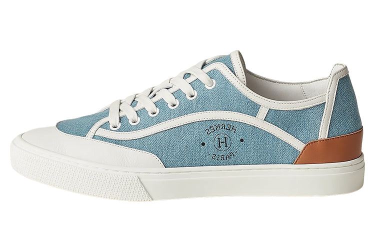 HERMES Get Stylish Skateboarding Shoes Men's Light Blue