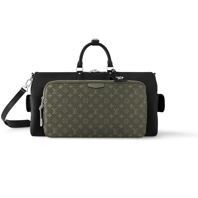LOUIS VUITTON Bandoulière Travel Bags Khaki/Black