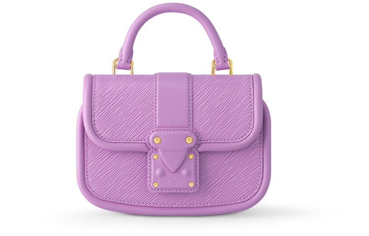 LOUIS VUITTON Epi Leather Shoulder Bag Crossbody Bag Handbag Regular Women's Purple