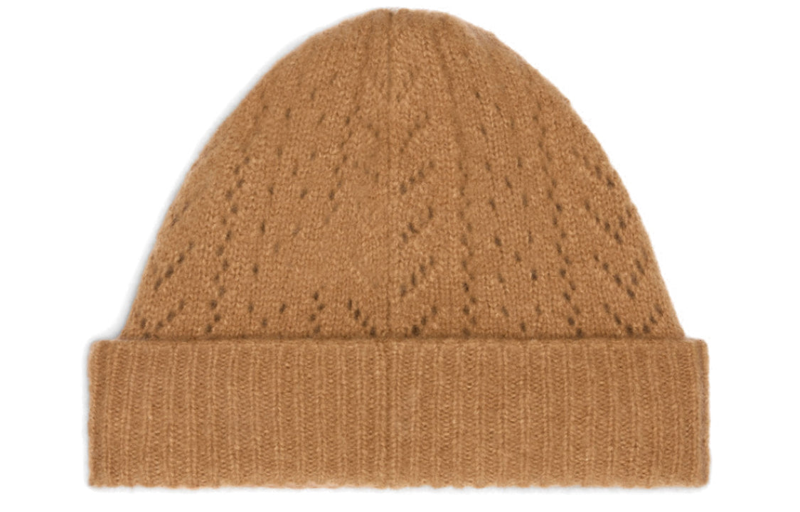 CELINE Cashmere Beanies Women's Yellow