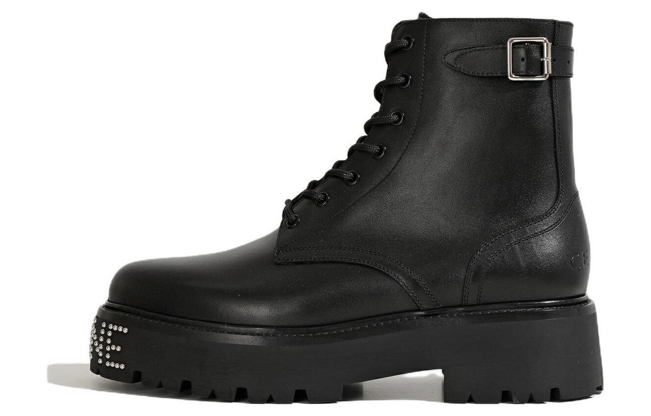 CELINE Bulky Ankle Boots Platform Men's Black