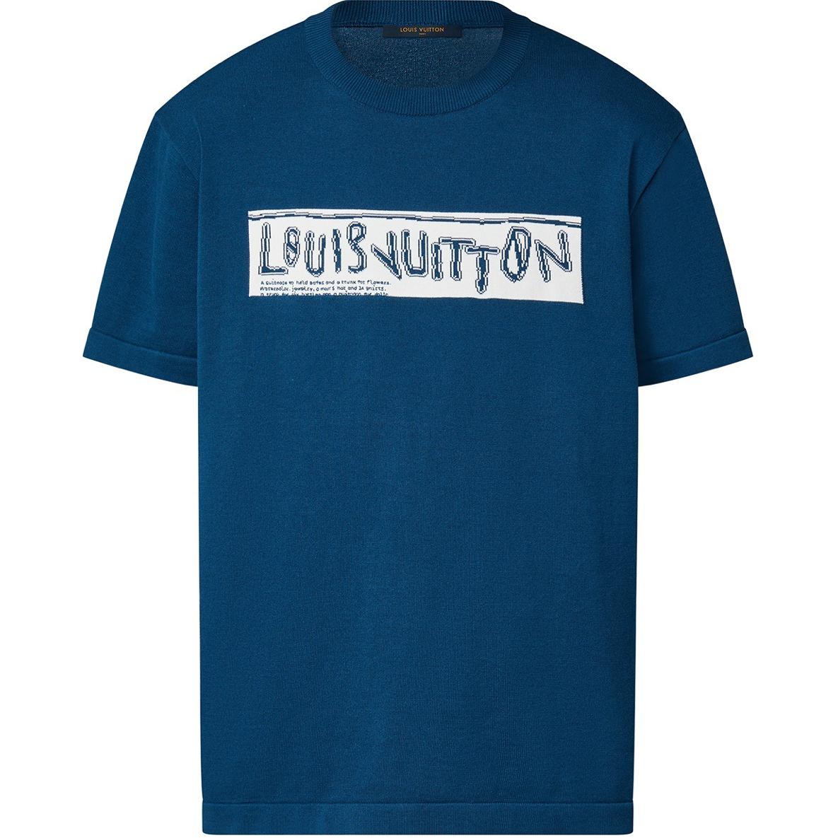 LOUIS VUITTON FW24 T-Shirt Men's Blue