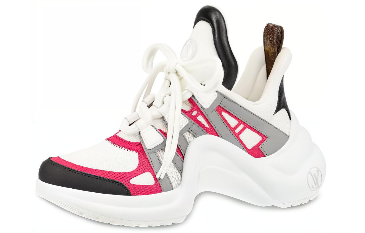 LOUIS VUITTON Lv Archlight Sports Shoes Pink/White Women's