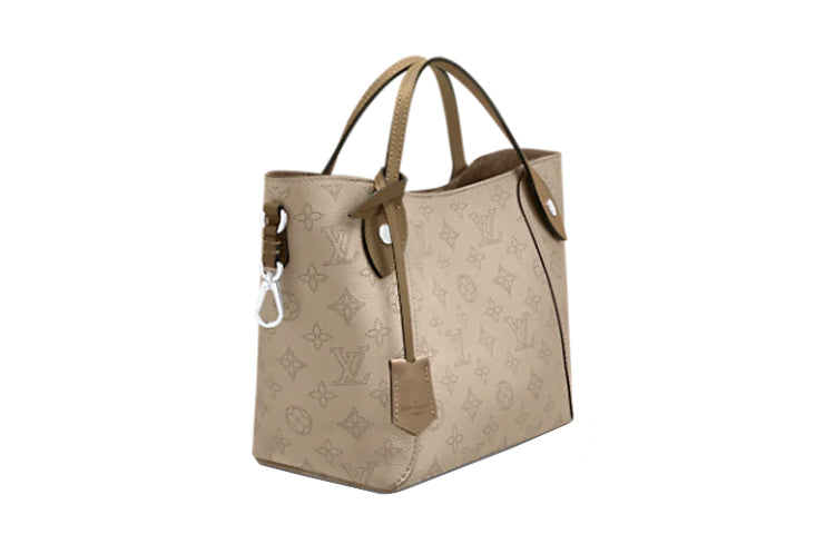 LOUIS VUITTON Cow Leather Bucket Bag Tote Bag Shopping Bag Handbag Small Size Women's Elephant Gray