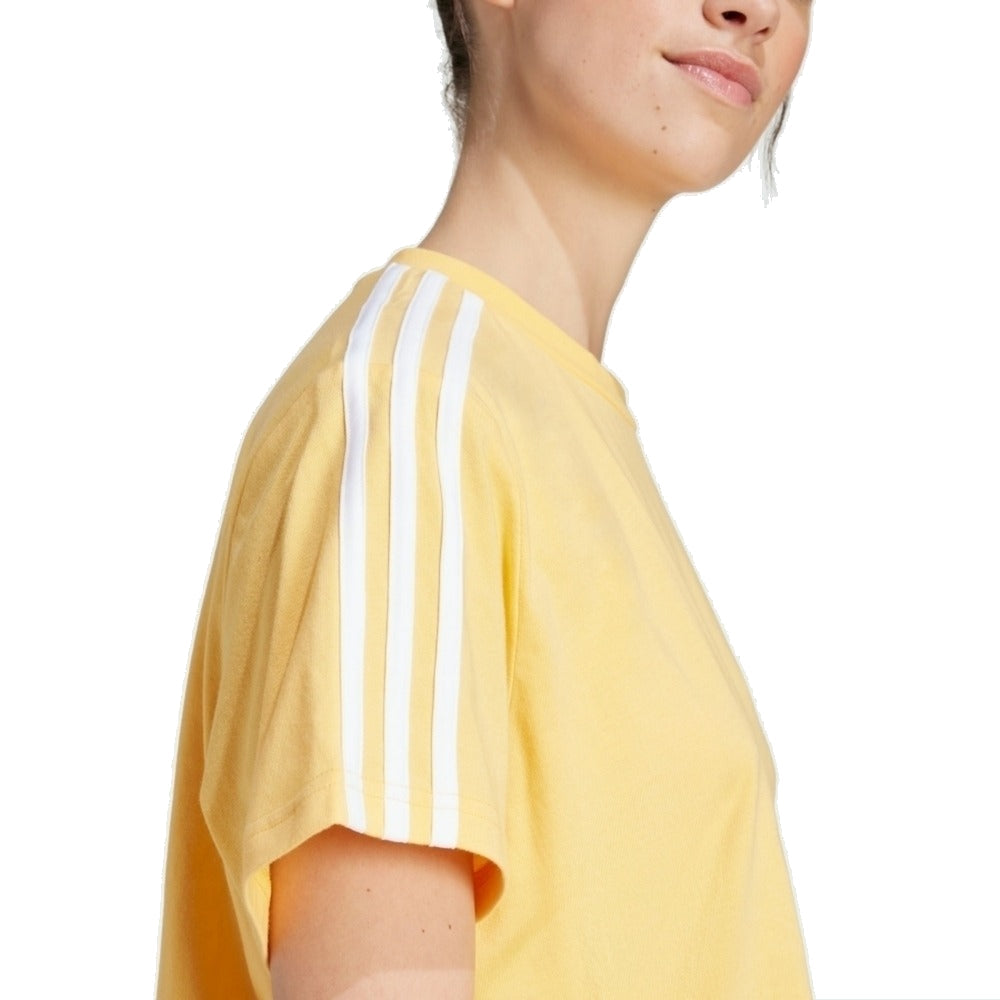 (WMNS) adidas Essential T-Shirt 'Yellow White' IS1575