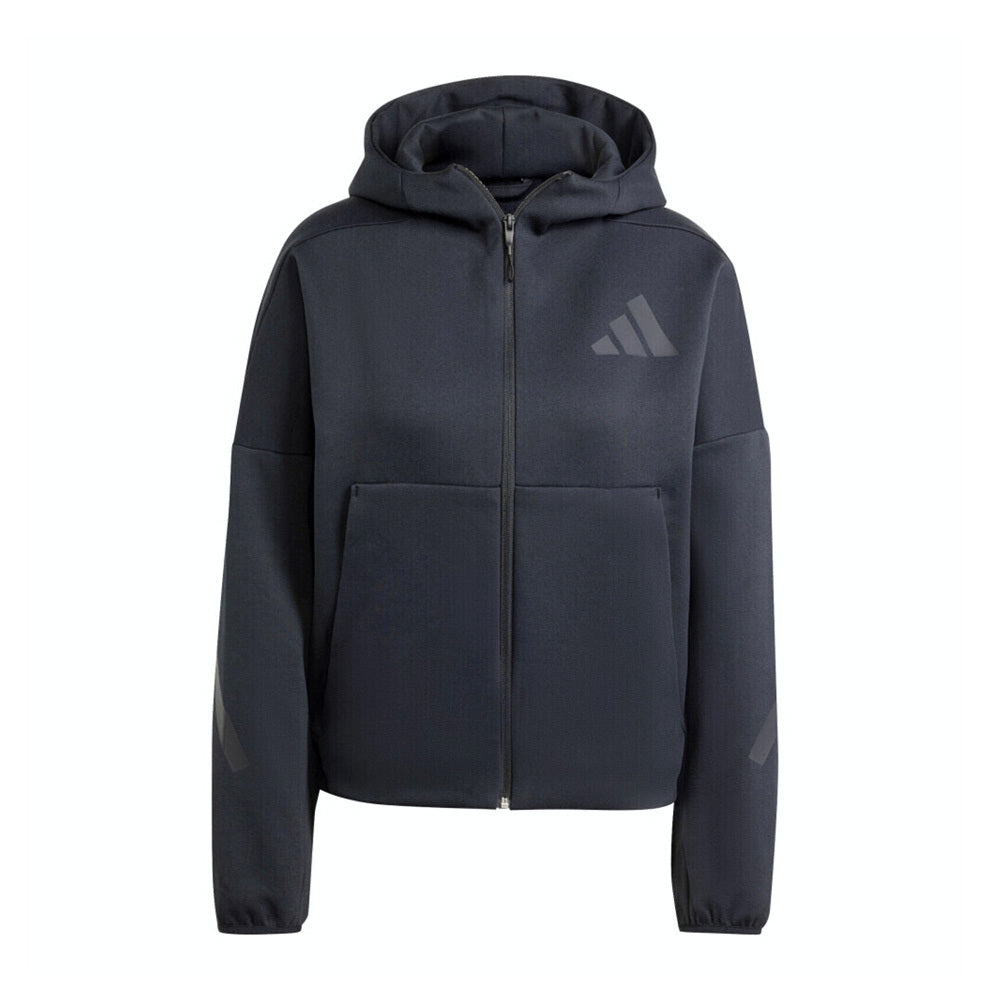 (WMNS) adidas Z.N.E. Full-Zip Hoodie 'Black' JE7848