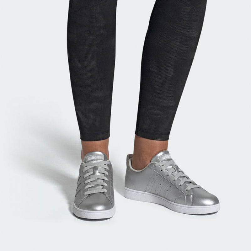 WMNS adidas neo Vs Advantage Silver White F34438 SneakerSouqq