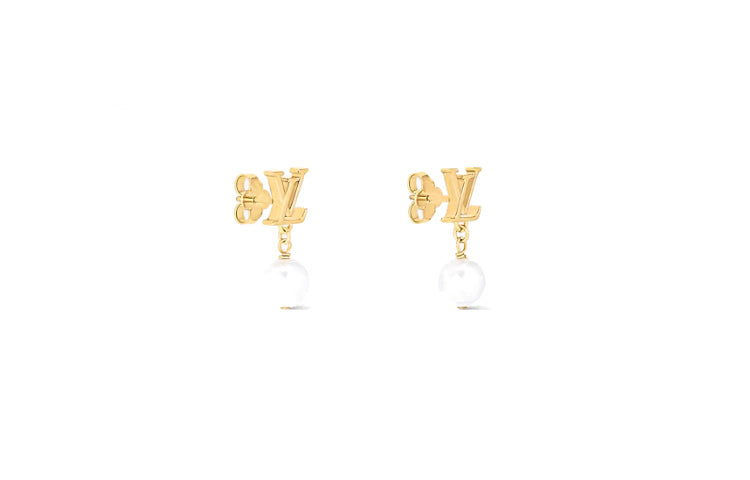 LOUIS VUITTON Lv Iconic Louisa Earrings