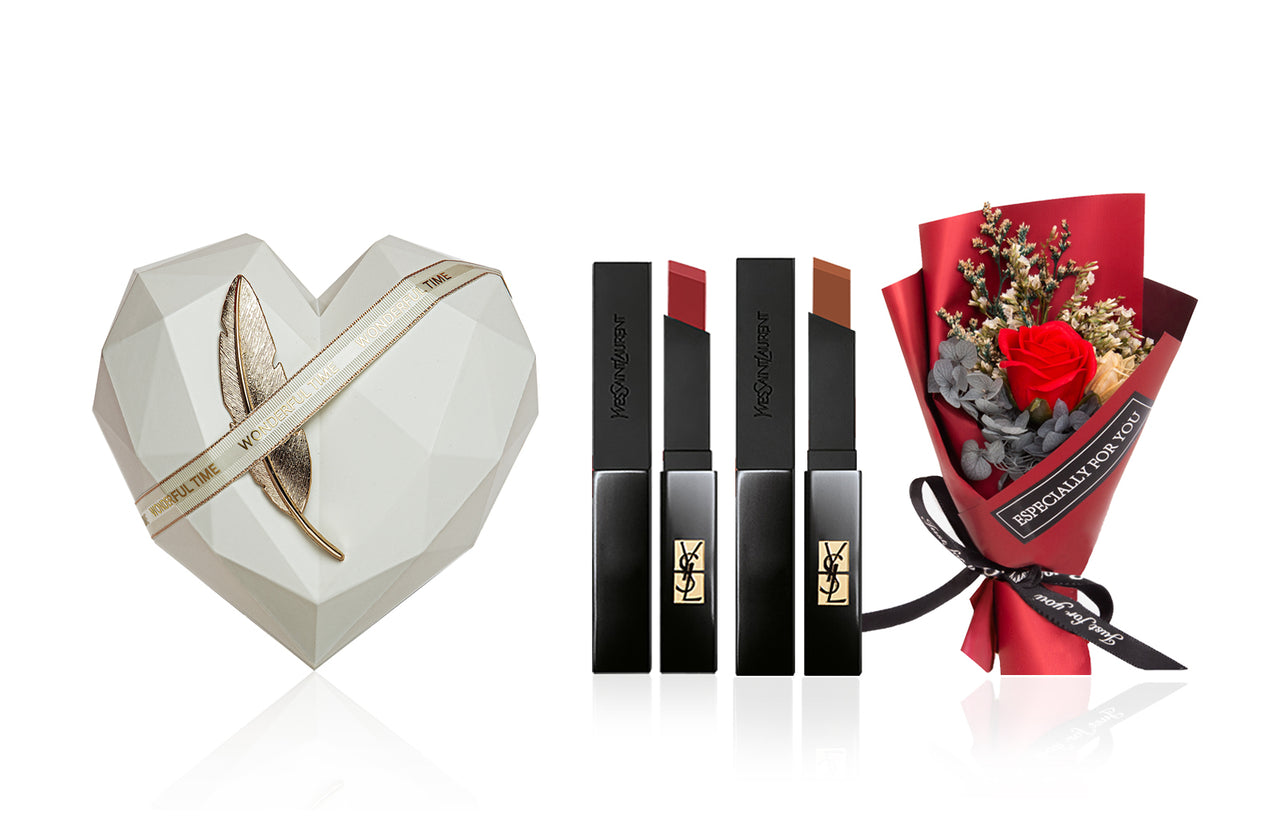 SAINT LAURENT Angel's Heart Box Lipsticks Velour Easy to Blend Long Lasting Complexion Nourishing