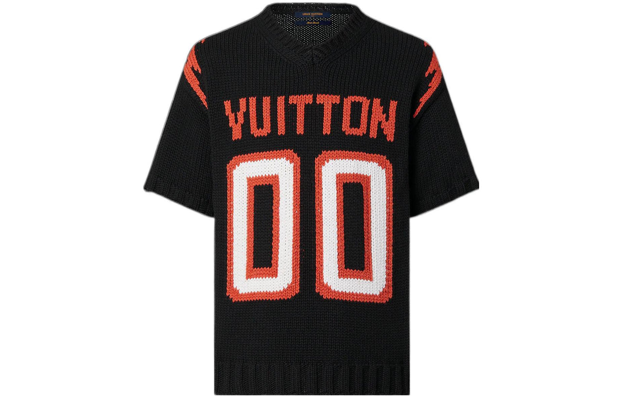 LOUIS VUITTON Chunky Intarsia Football T shirt