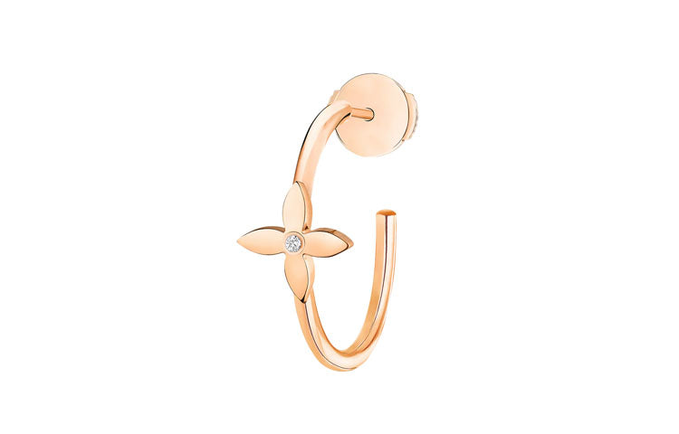 LOUIS VUITTON Idylle Blossom Small Hoop Pink Gold And Diamond - Per Unit