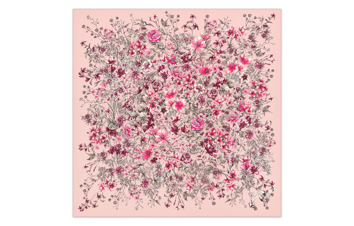 DIOR Silk Scarves Women's Pink