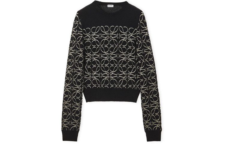 LOEWE SS22 Cashmere Sweater Women's Black
