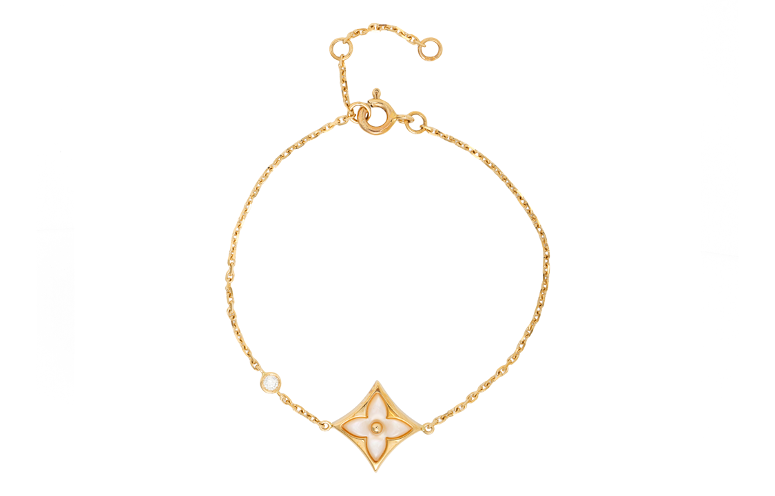 LOUIS VUITTON Color Blossom Bb Star Bracelet Pink Gold Pink Mother-Of-Pearl And Diamond