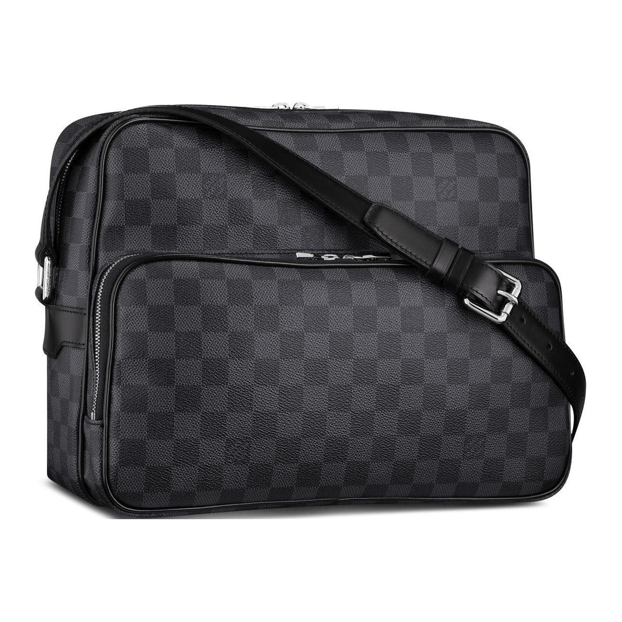 LOUIS VUITTON Canvas Canvas Bag Shoulder Bag Crossbody Bag Men's Black