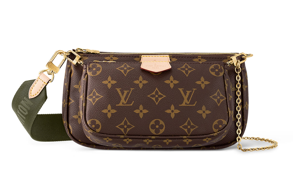 LOUIS VUITTON Multi Pochette Accessoires Monogram Khaki