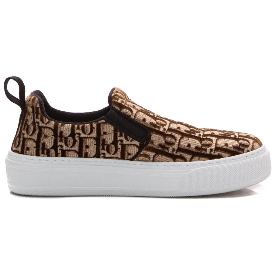 DIOR Women's Solar Slip-On 'DIOR Oblique - Bronze'