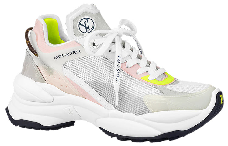 LOUIS VUITTON Run 55 Cushioning Anti-Slip And Wear-Resistant Low-Top Casual Shoes Women's Gray