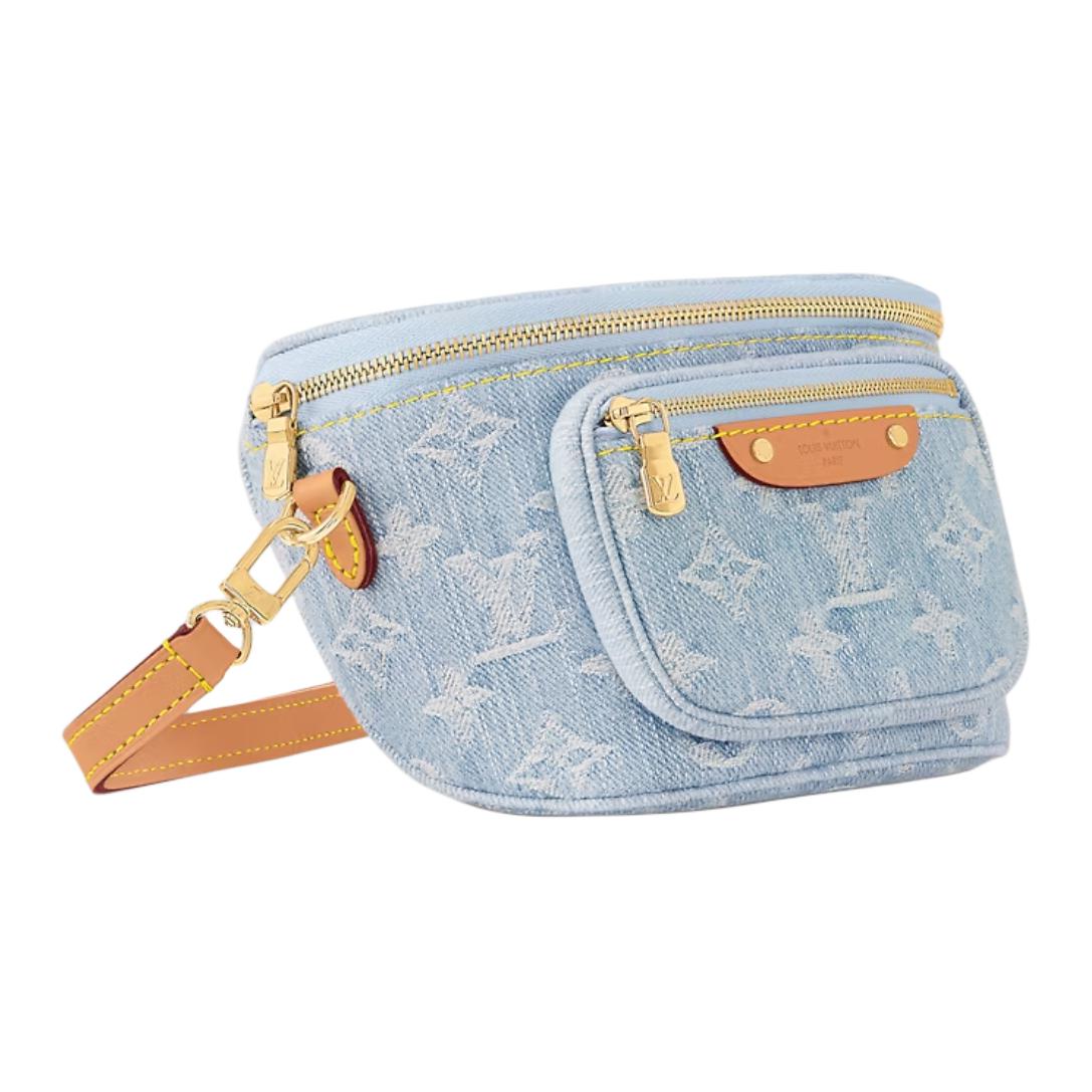 LOUIS VUITTON Mini Bumbag Sky Blue Denim