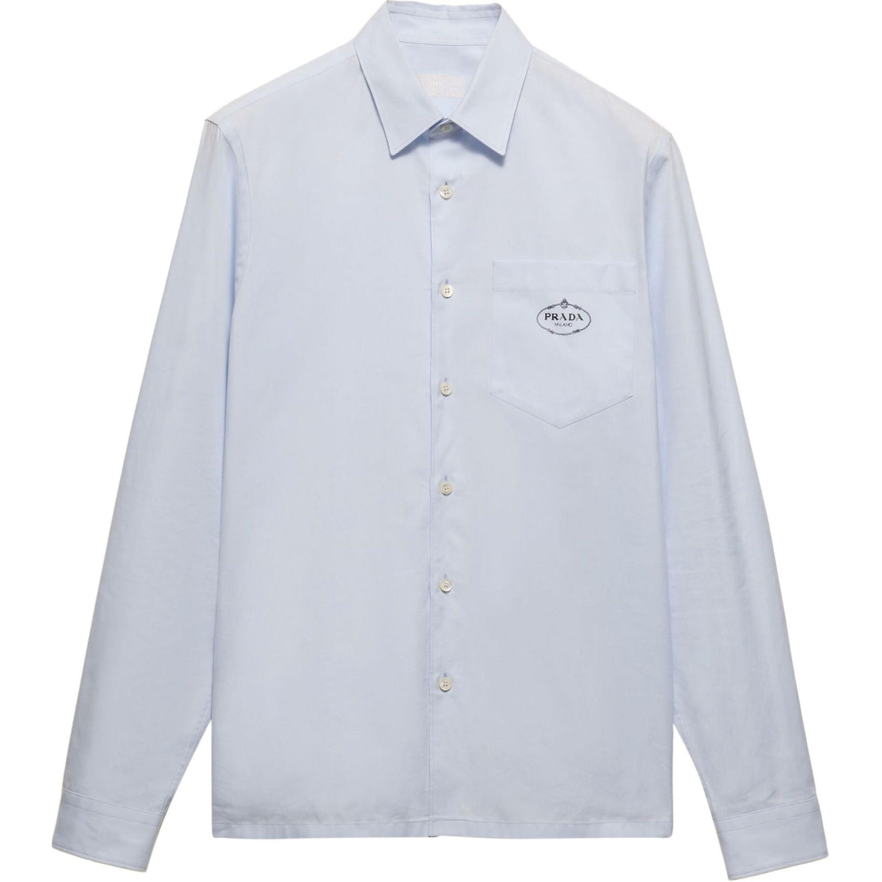 PRADA Pre Owned 2010s Logo embroidered Shirt