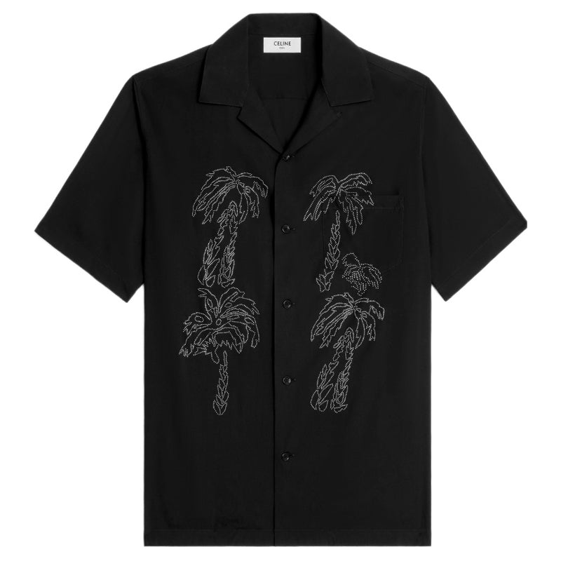 CELINE Shirts Men Dark Black