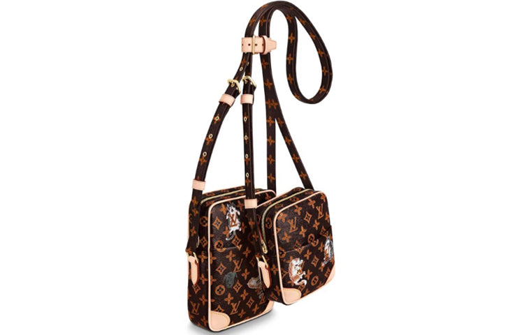 LOUIS VUITTON Paname Set Monogram Catogram Brown/Orange