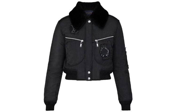 LOUIS VUITTON Jackets Coats Women's Black
