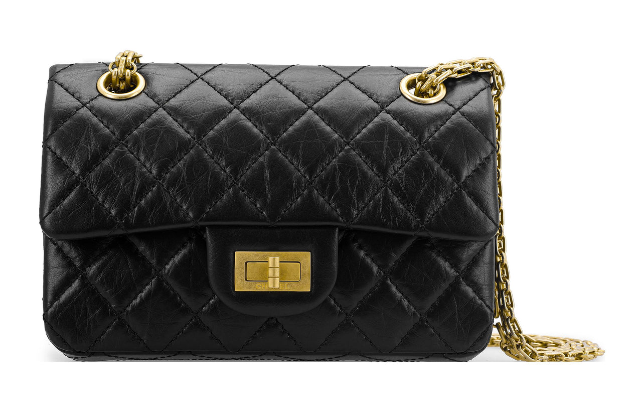 CHANEL 2.55 Cow Leather Flap Bag, Shoulder Bag, Crossbody Bag Women's