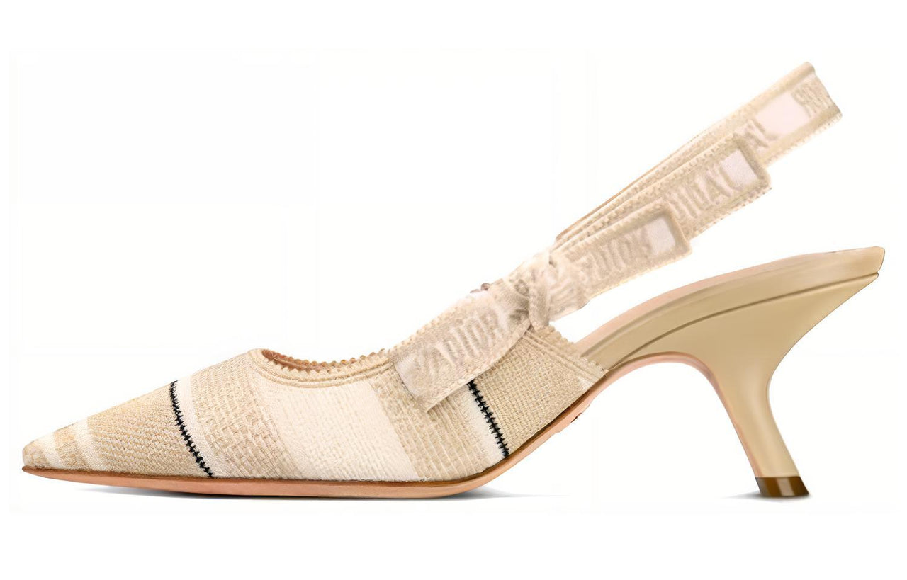 DIOR J'Adior Slim Heel High Heels Women's Beige