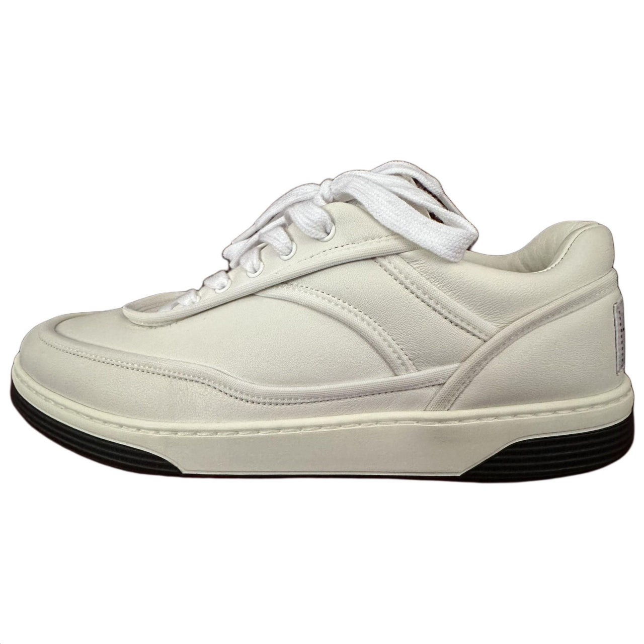 CHANEL Low-Top Skateboard Shoes Women's White