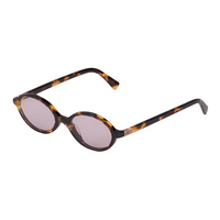 MIU MIU Acetate Oval Sunglasses Women's Tortoiseshell