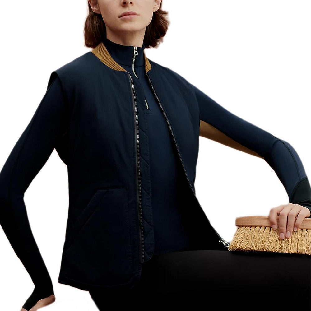 HERMES Vest Women's Marine Blue