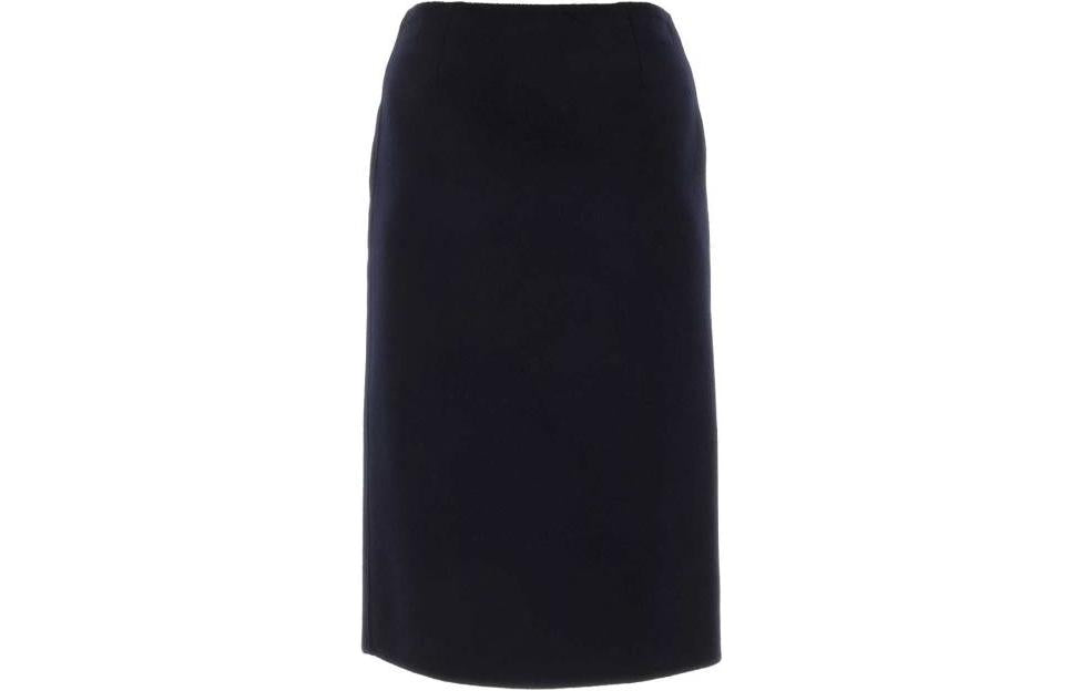 PRADA Fitted Skirt Women's Dark Blue