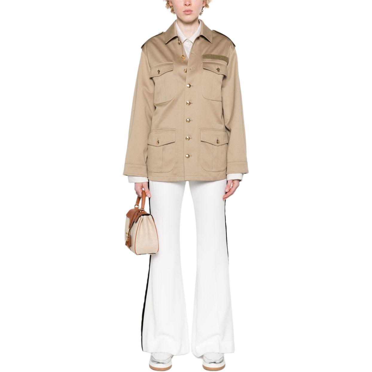 CELINE Saharienne Jacket In Technical Cotton