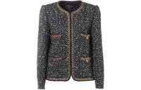 CHANEL Jacket Women's Dark Blue