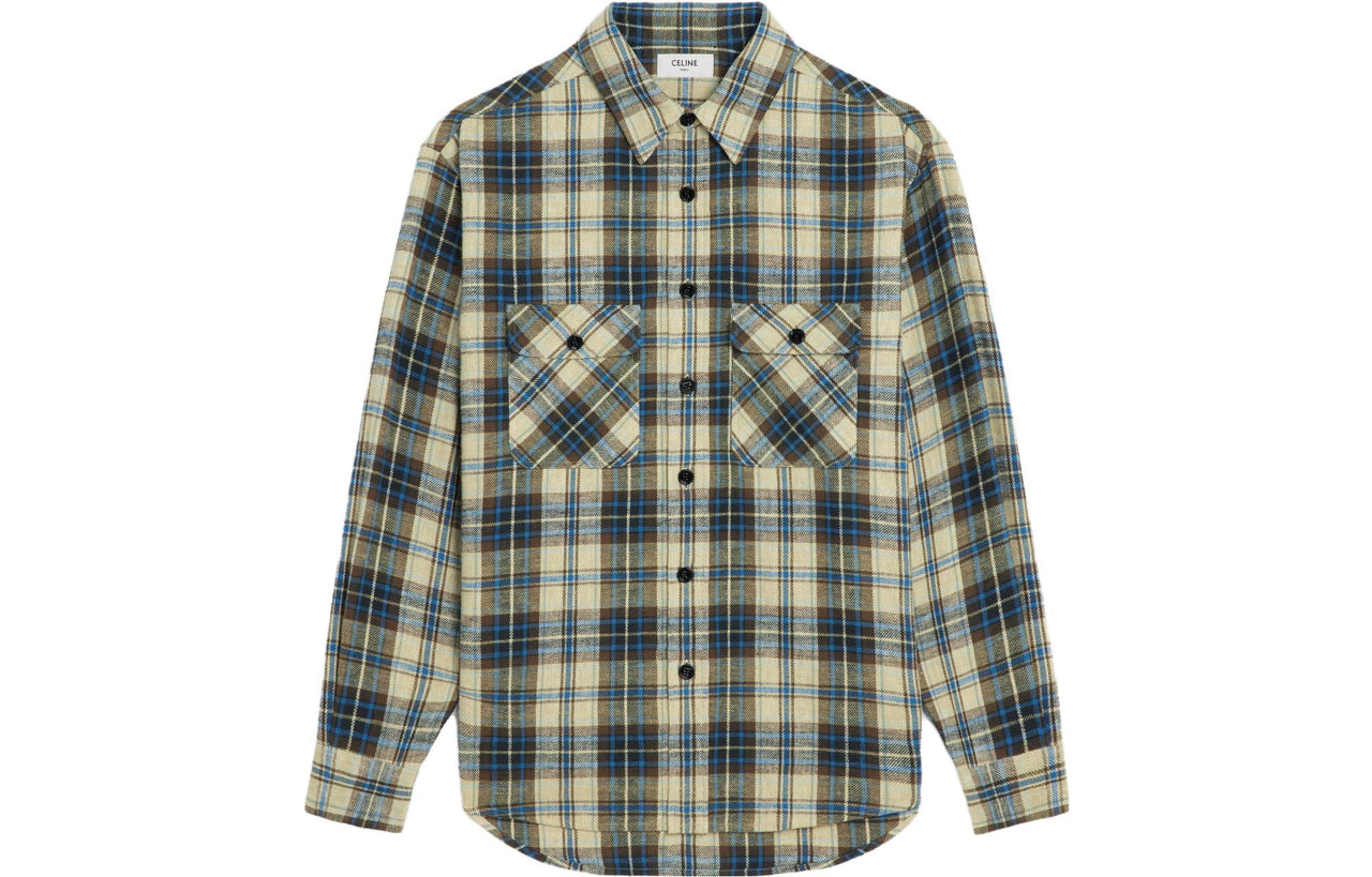 CELINE Checked Loose Shirt