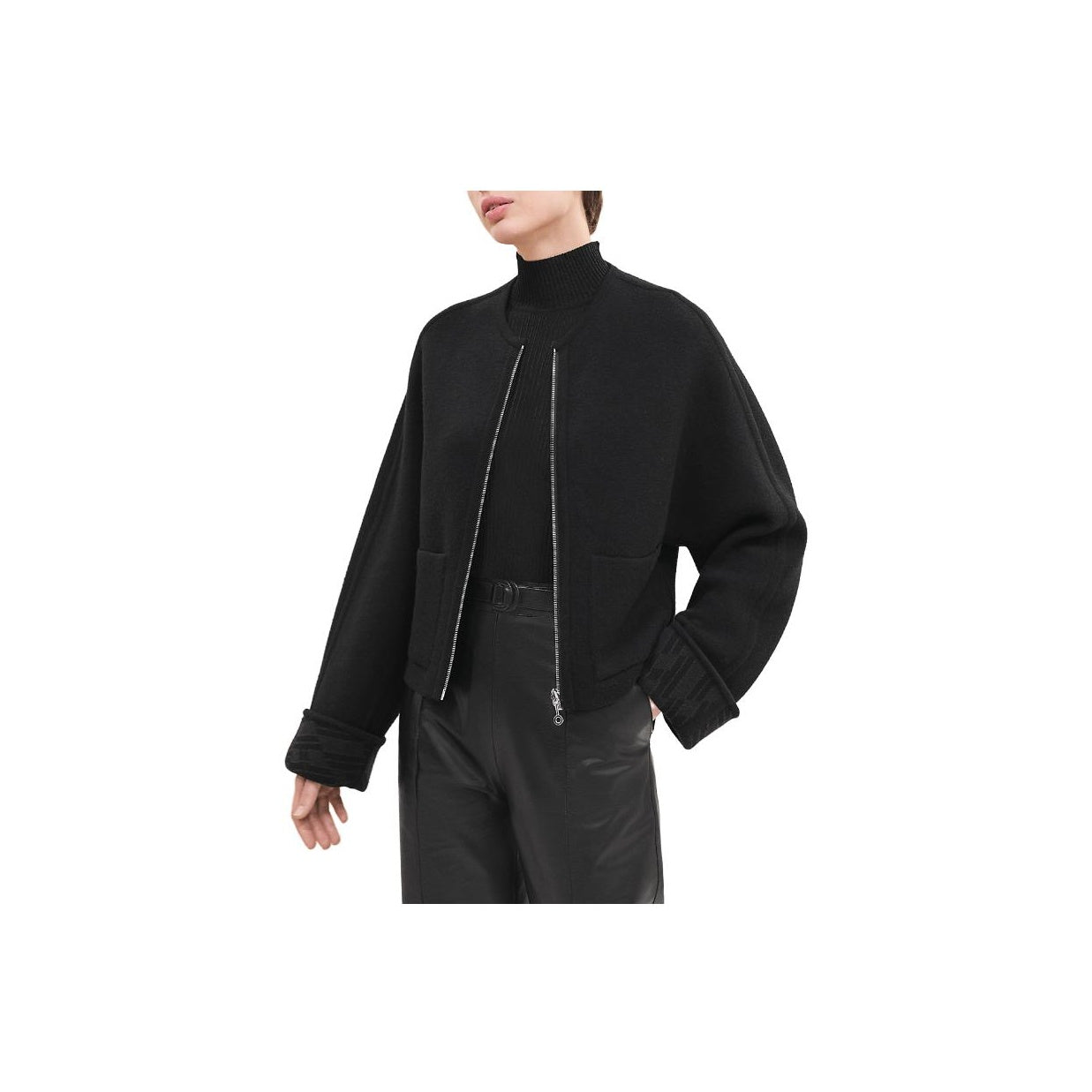 HERMES SS23 Jackets Coats Women's Black