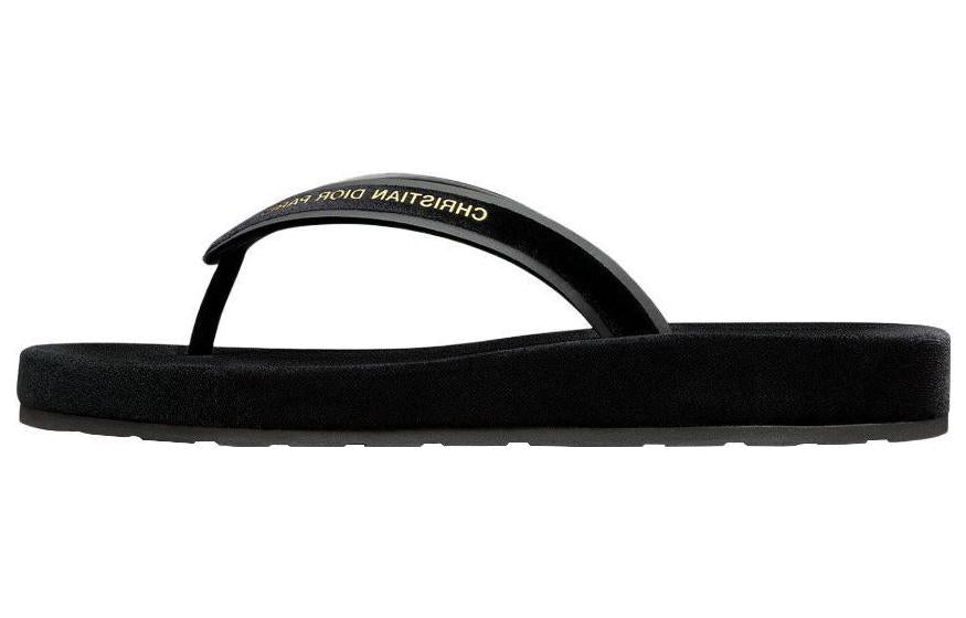 DIOR Diorsea Antibacterial Flip Flops Women's Black
