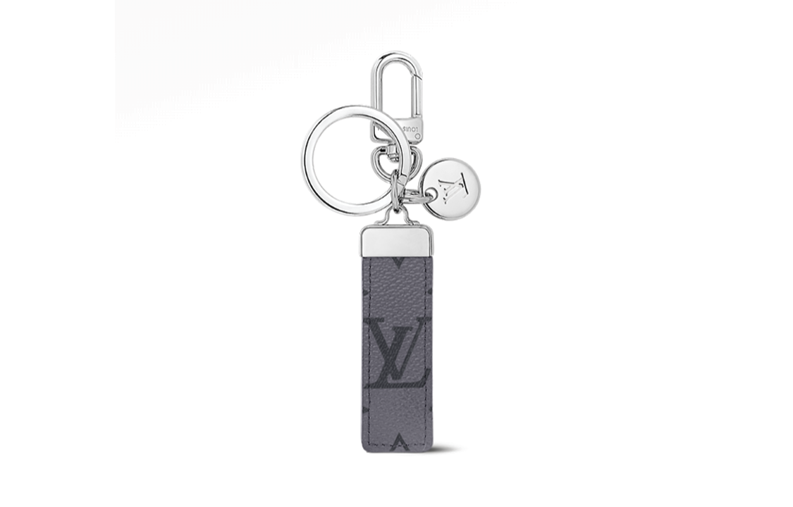 LOUIS VUITTON Metal Keychains Men's Black