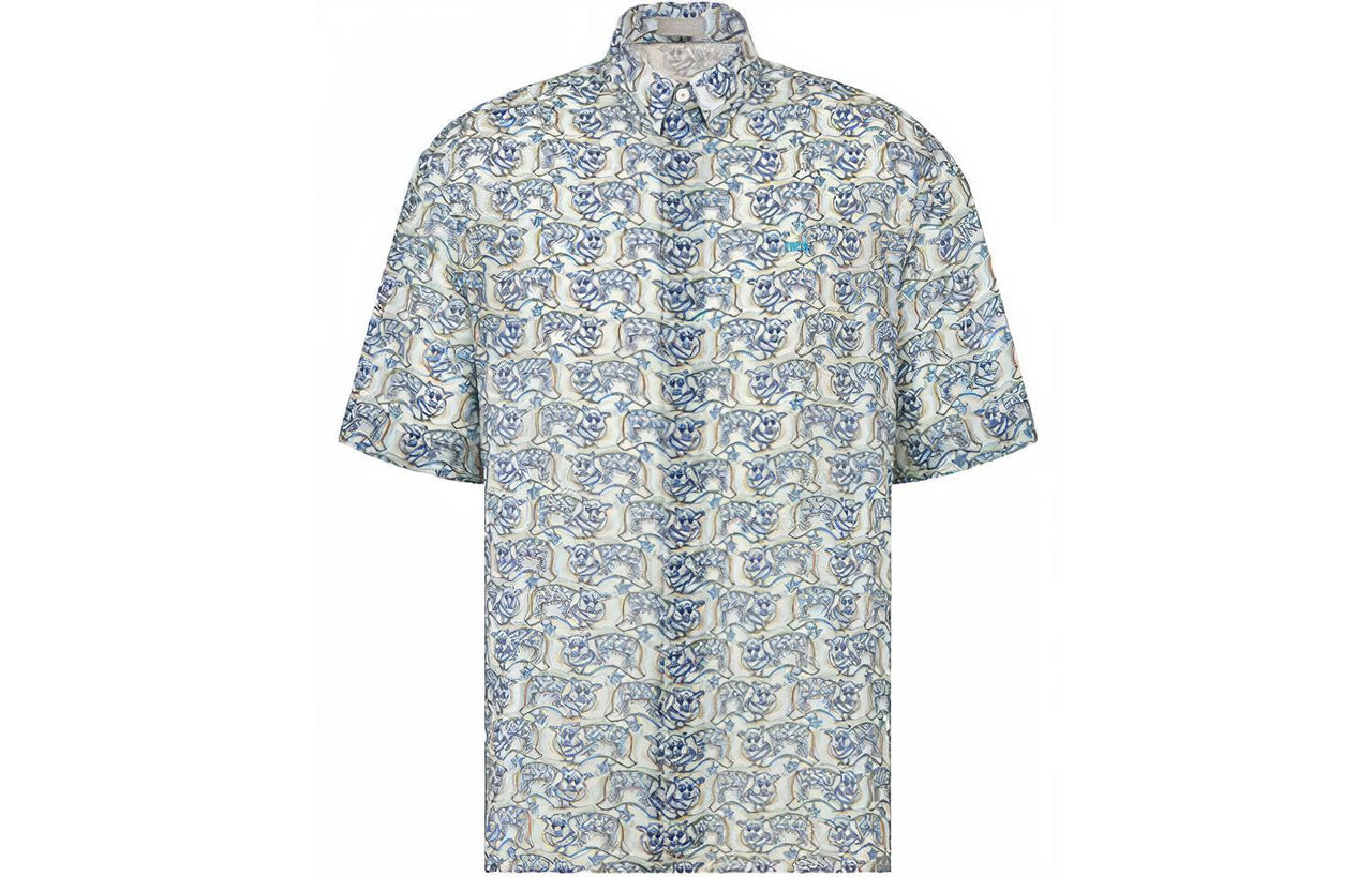 DIOR x KENNY SCHARF Collaboration FW21 Shirt Men's Multicolor